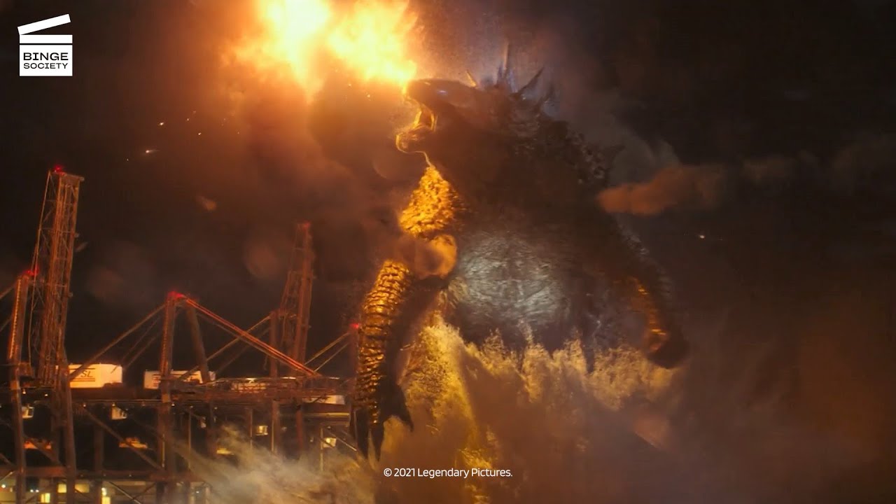 Godzilla vs Kong : Godzilla attaque le complexe (CLIP HD)