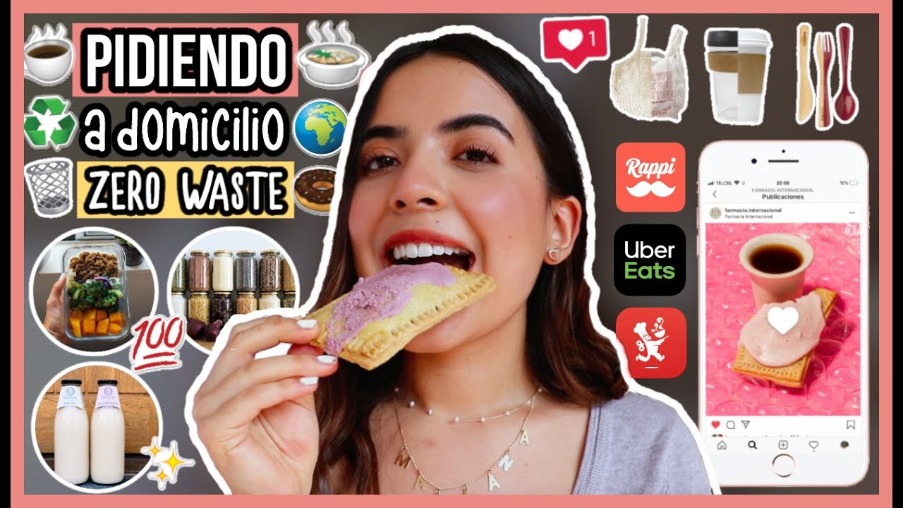 24 HRS PIDIENDO COMIDA A DOMICILIO ZERO WASTE