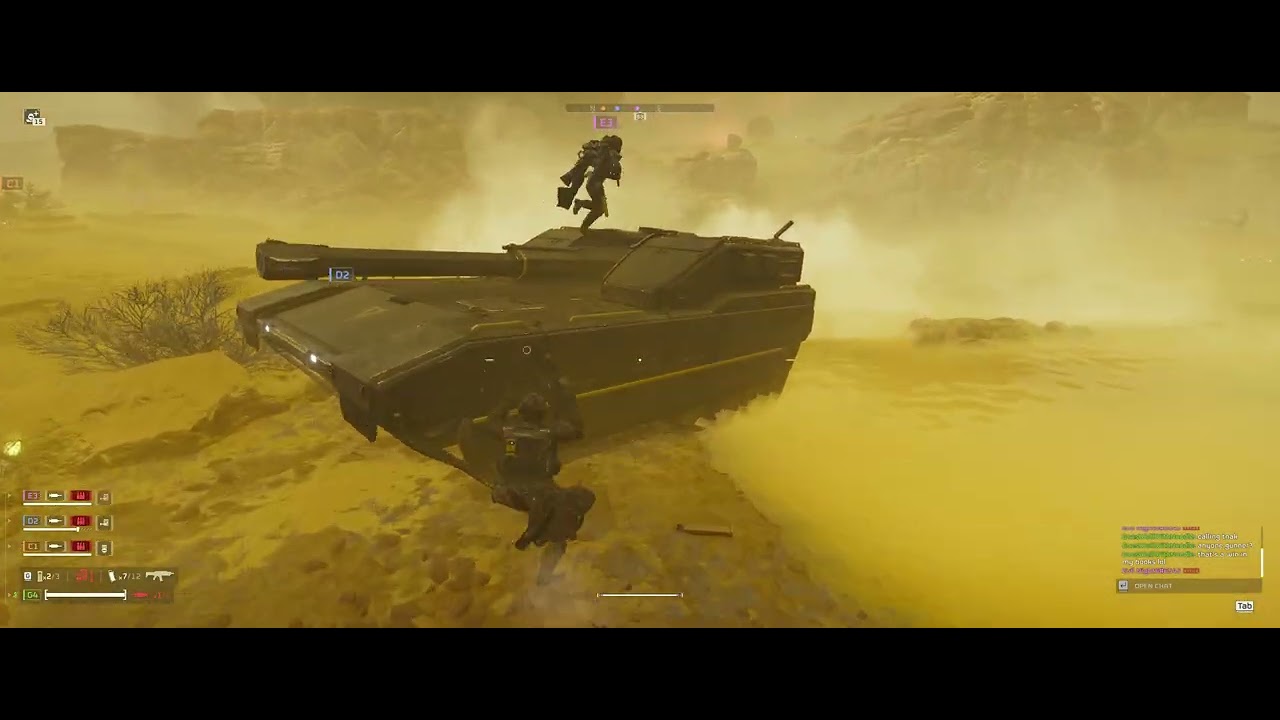Tanking with randoms - HELLDIVERS 2 (No commentary)