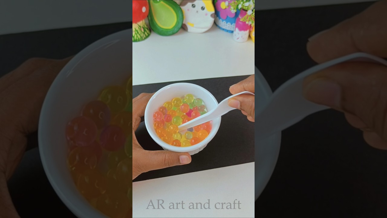 DIY Orbeez balls squishy #shorts #youtubeshorts #art #craft #squishy