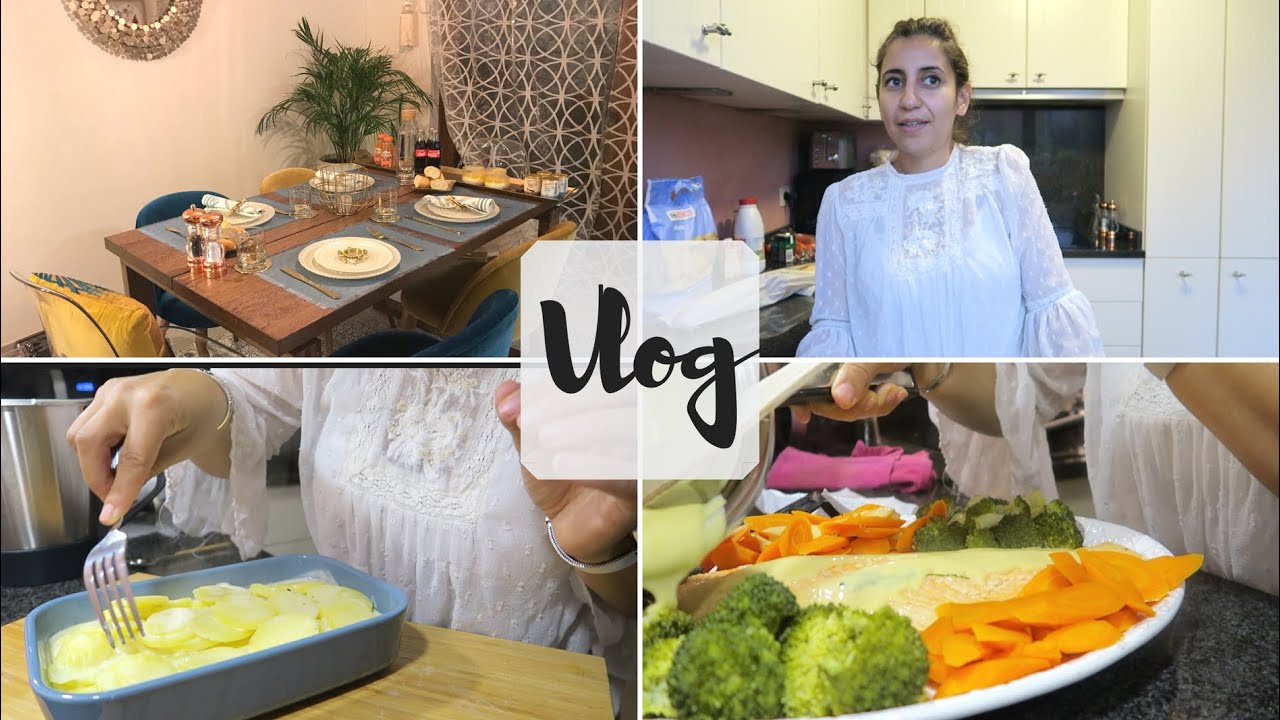 Vlog|| جاوني الضياف، روتيني واهم الاشياء لي كندير لاستقبال ضيوفي، كيفاش وجدت طاولة متولة في وقت سريع