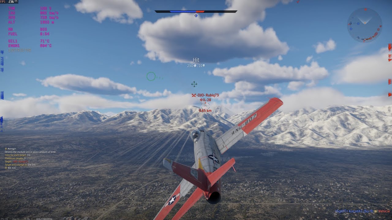 War Thunder F-86A-5 - 8 Kill Match [No Commentary]