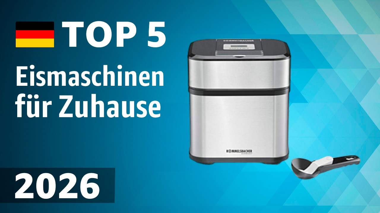 TOP—5. Beste Eismaschinen für Zuhause. Test & Vergleich 2026