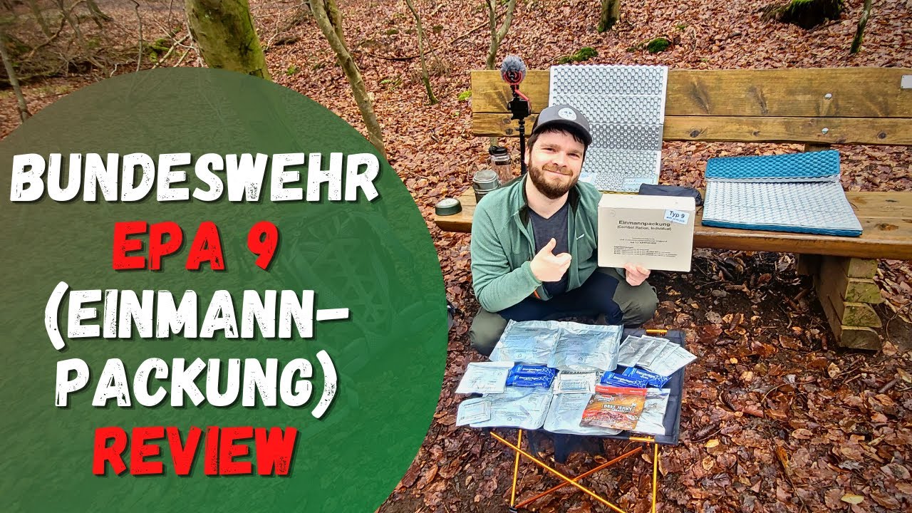 Wir testen das EPA 9 der Bundeswehr | EINMANNPACKUNG Typ 9