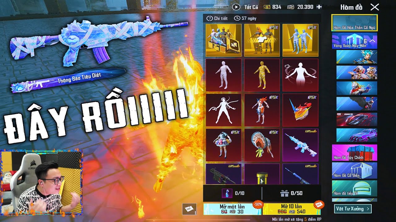 PUBG Mobile - Vỡ &Ograve;a Cảm X&uacute;c Khi Quay X&aacute;c Ướp Lửa vs M416 X&aacute;c Ướp