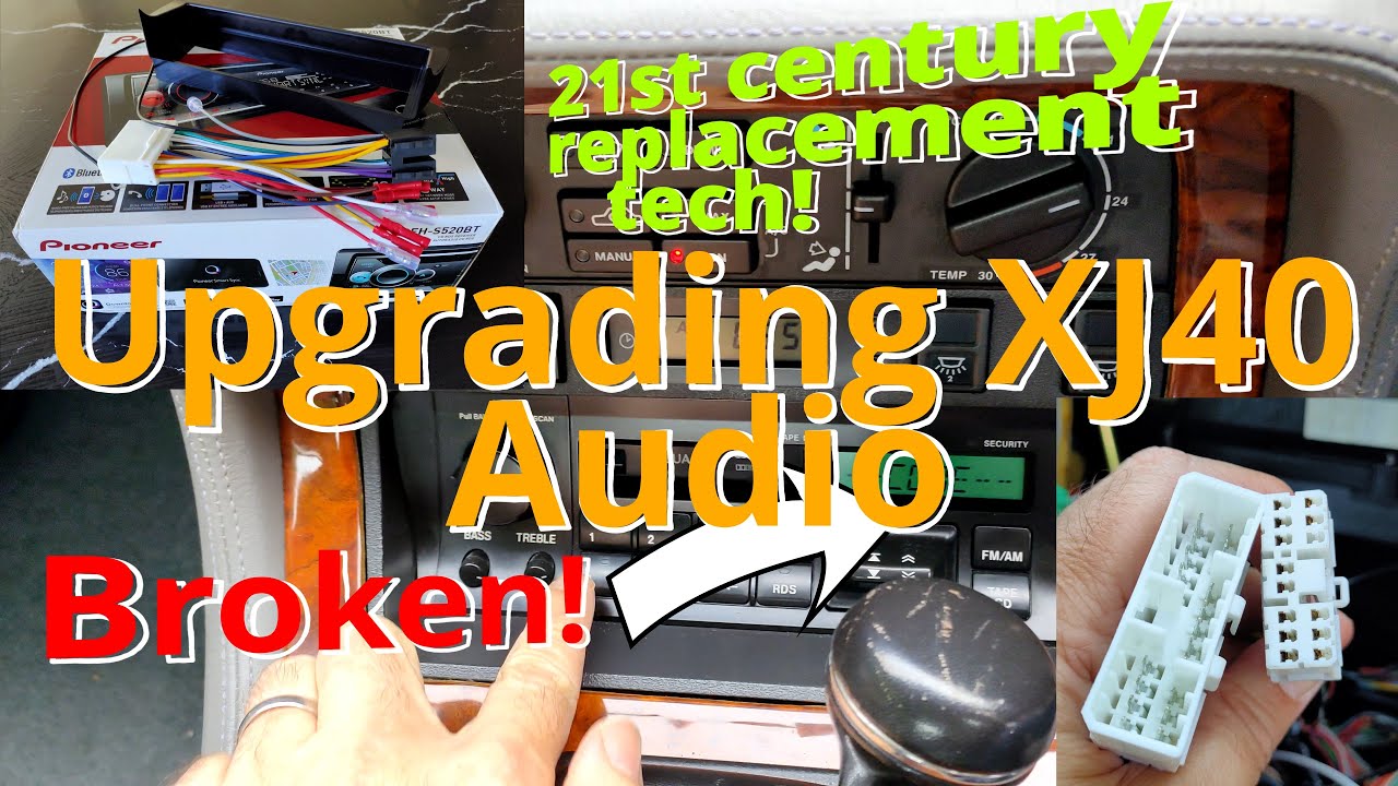 Step-by-step guide: replace and upgrade Jaguar XJ6 Alpine car stereo with new Pioneer unit
