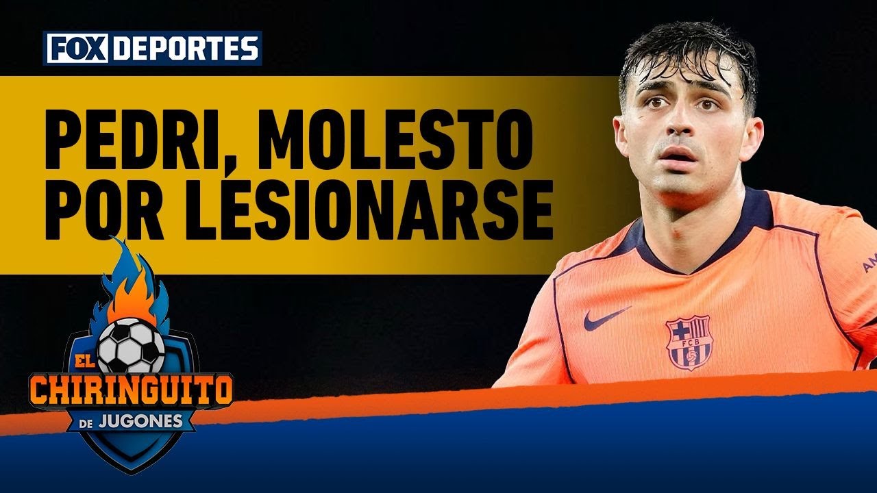 😱💥 PEDRI, hundido y molesto tras LESIONARSE con el BARCELONA en Champions League | El Chiringuito