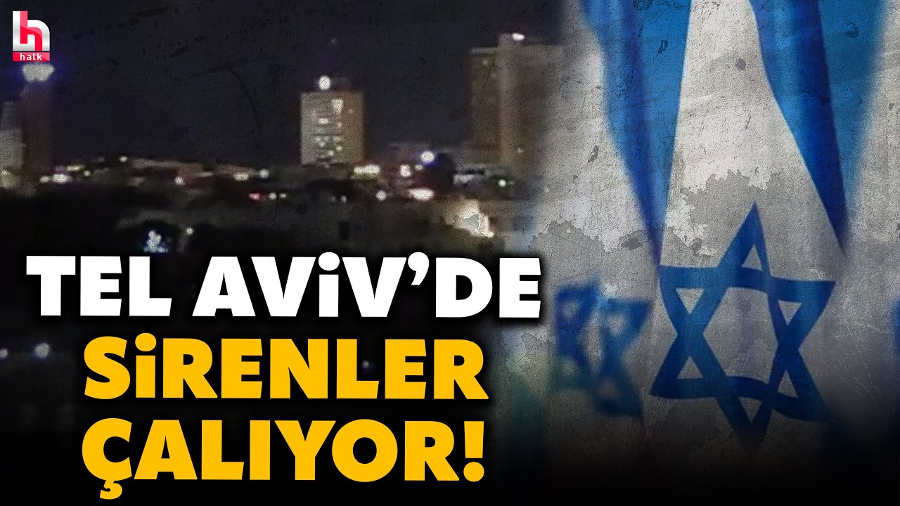 TEL AVİV'DE SICAK GECE! Savaşın 5. gününde İsrail'in Tel Aviv kentinde SİRENLER ÇALIYOR!