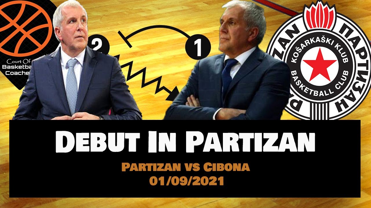 Zeljko Obradovic's debut in Partizan I Partizan vs Cibona 01/09/2021