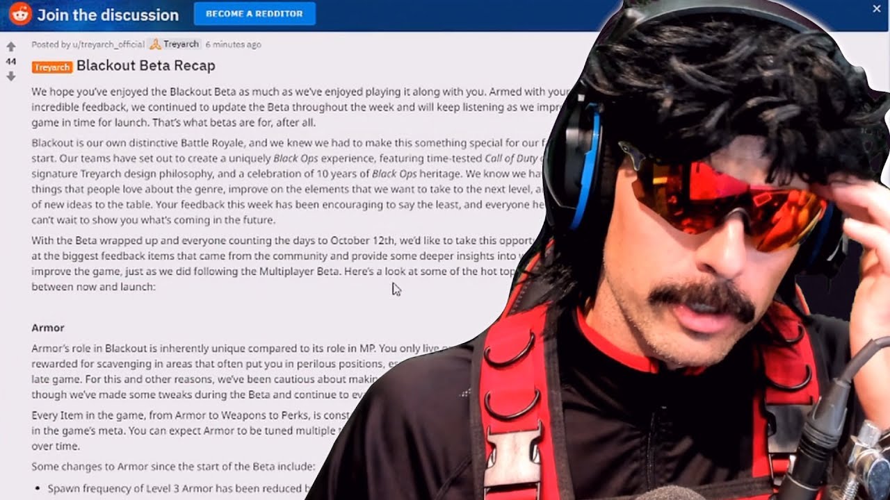 DrDisRespect Reacts to Blackout Beta Recap and INSANE Duos Win w/ TSM_Viss on PUBG