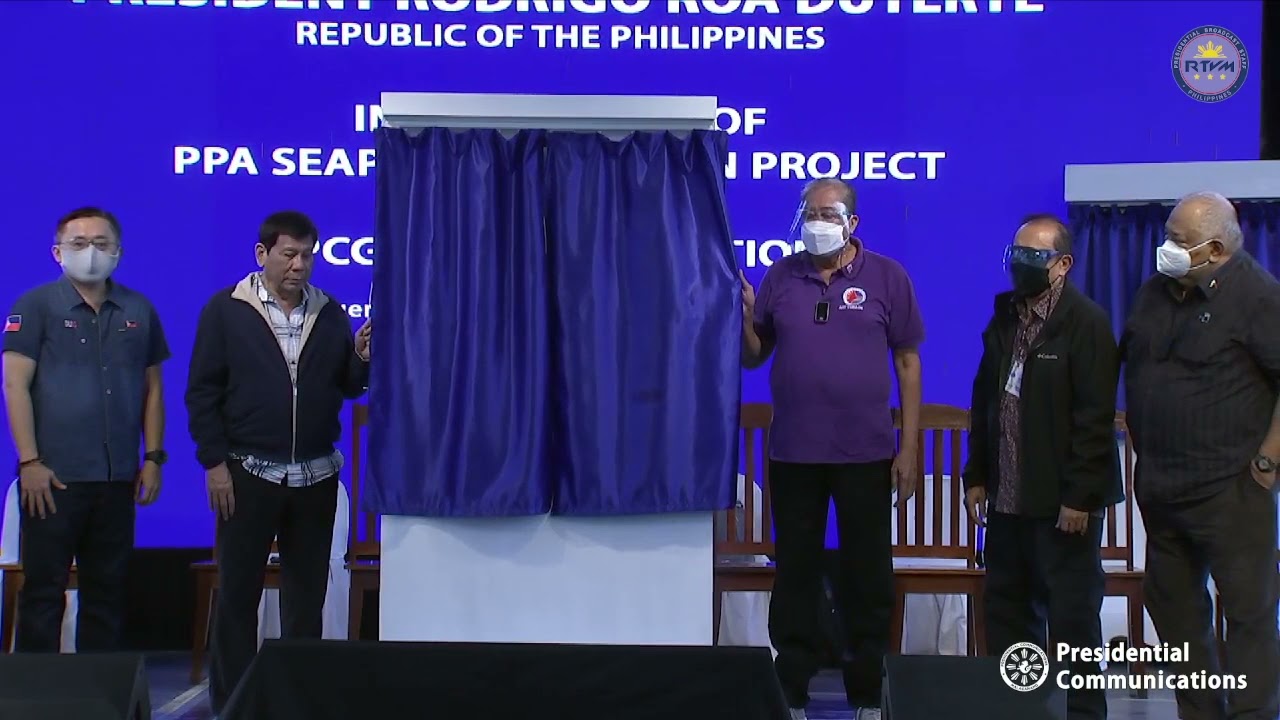 Inauguration of the PPA Seaport Expansion Project and the PCG Kalayaan Station 11/4/2021