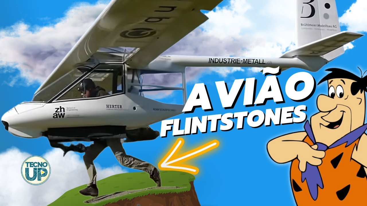 O AVIÃO dos FLINTSTONES??? Saiba mais sobre o Ruppert Archaeopteryx