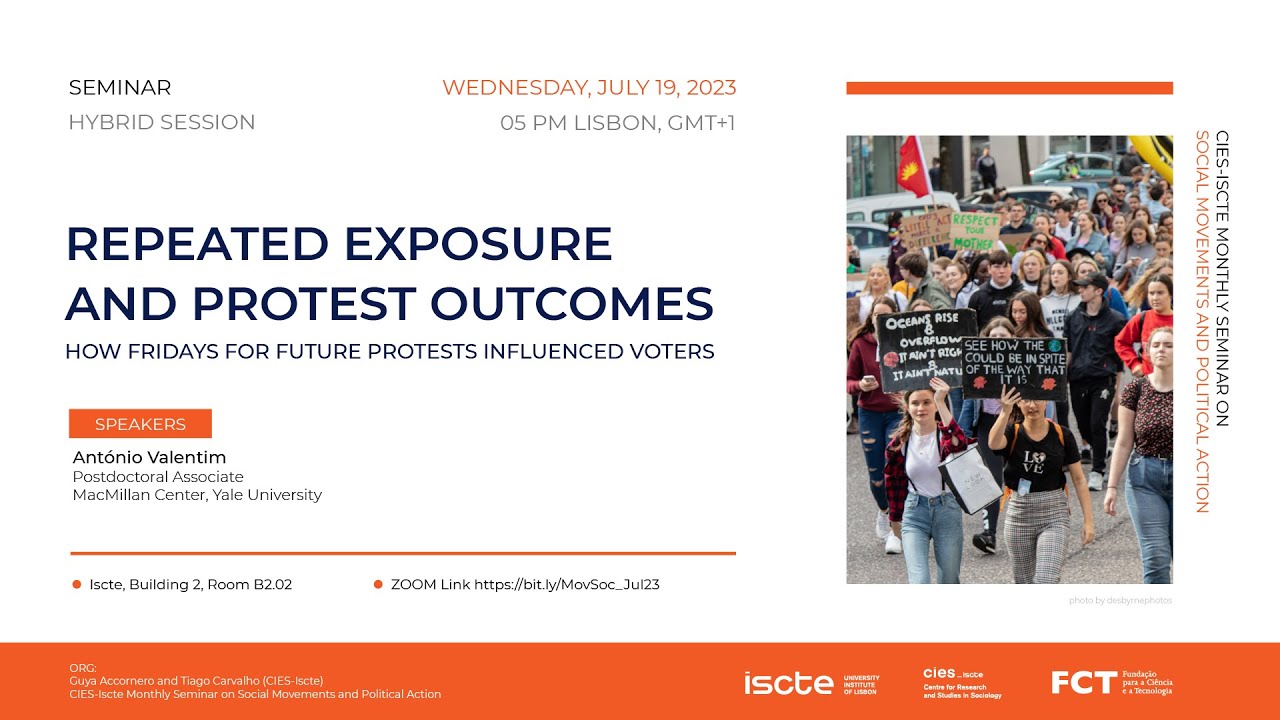 Ant&oacute;nio Valentim - Repeated Exposure and Protest Outcomes