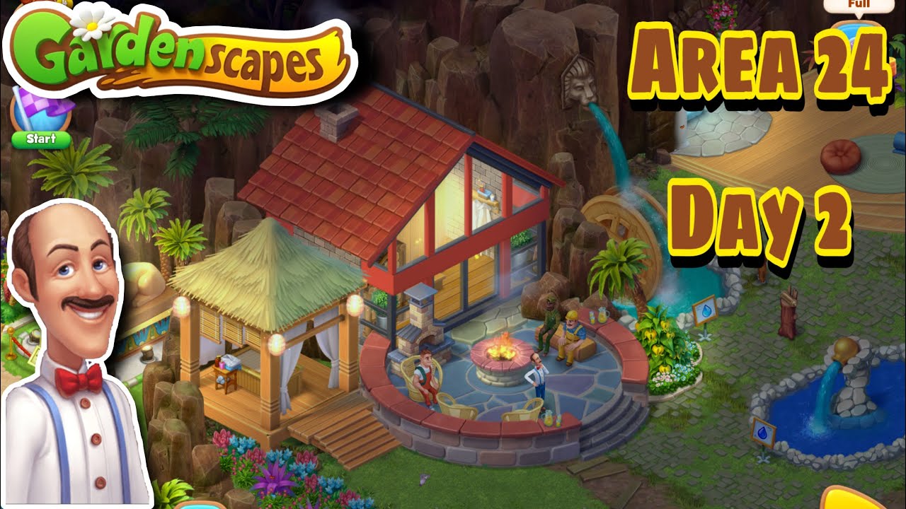Gardenscapes | Spring Resort | Area 24 Day 2
