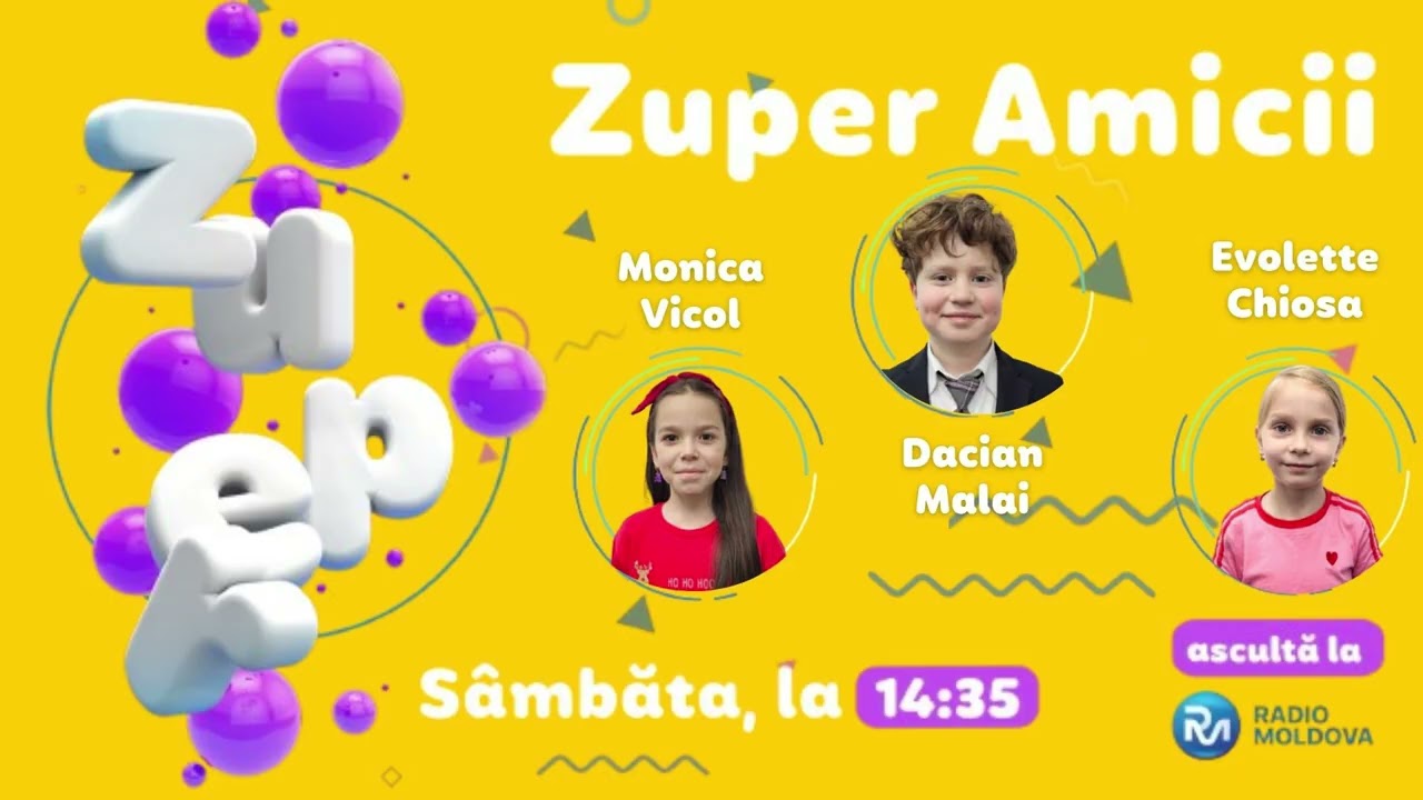 Emisiune radio pentru copii „Zuper Amicii” - 21.02.2026 #zuper #kidsradio