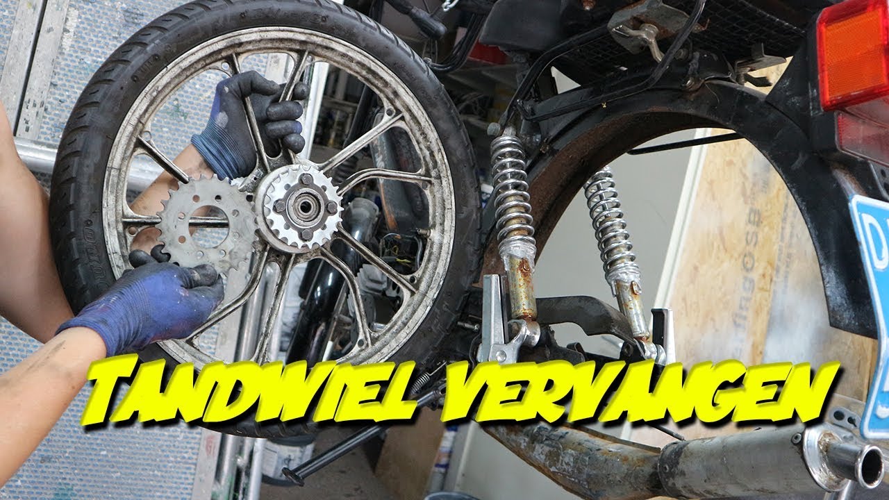 TOMOS 65CC OPVOER PROJECT!! |KETTING EN TANDWIEL MONTERN!! #3