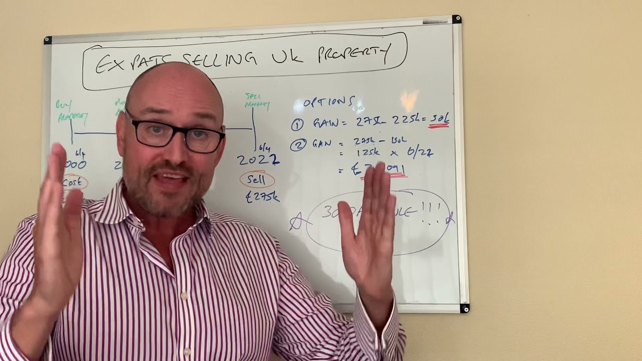 Capital Gains Tax For UK Ex-Pats on UK Residential Property