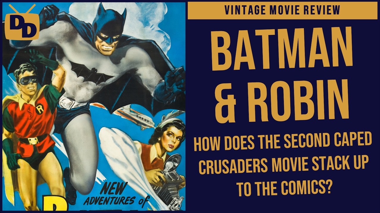 Batman and Robin - Movie Review | The Caped Crusaders Battle the Wizard | Killer Serials | 1949