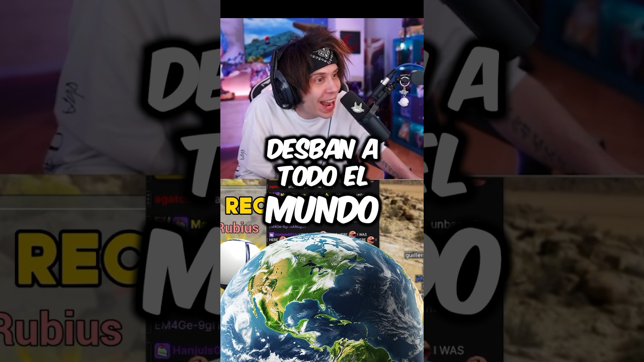 Rubius quita el ban a 8000+ personas #rubius #twitch