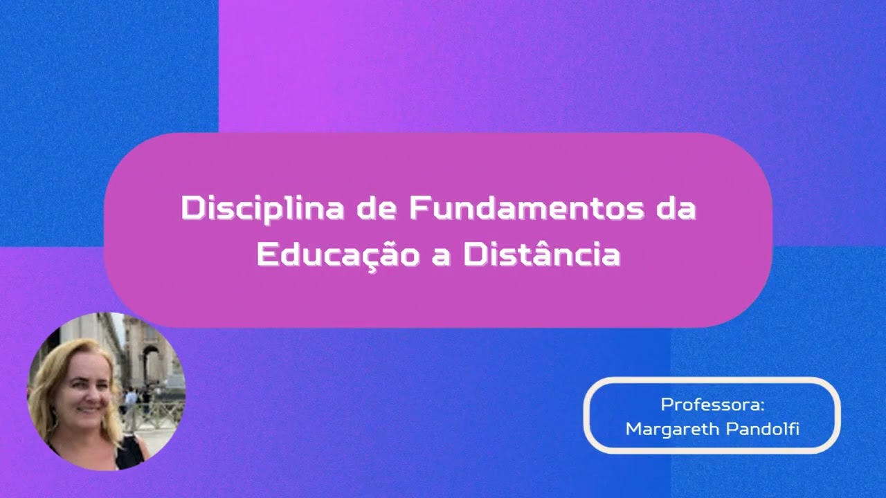 Professora Margareth Pandolfi semana 1