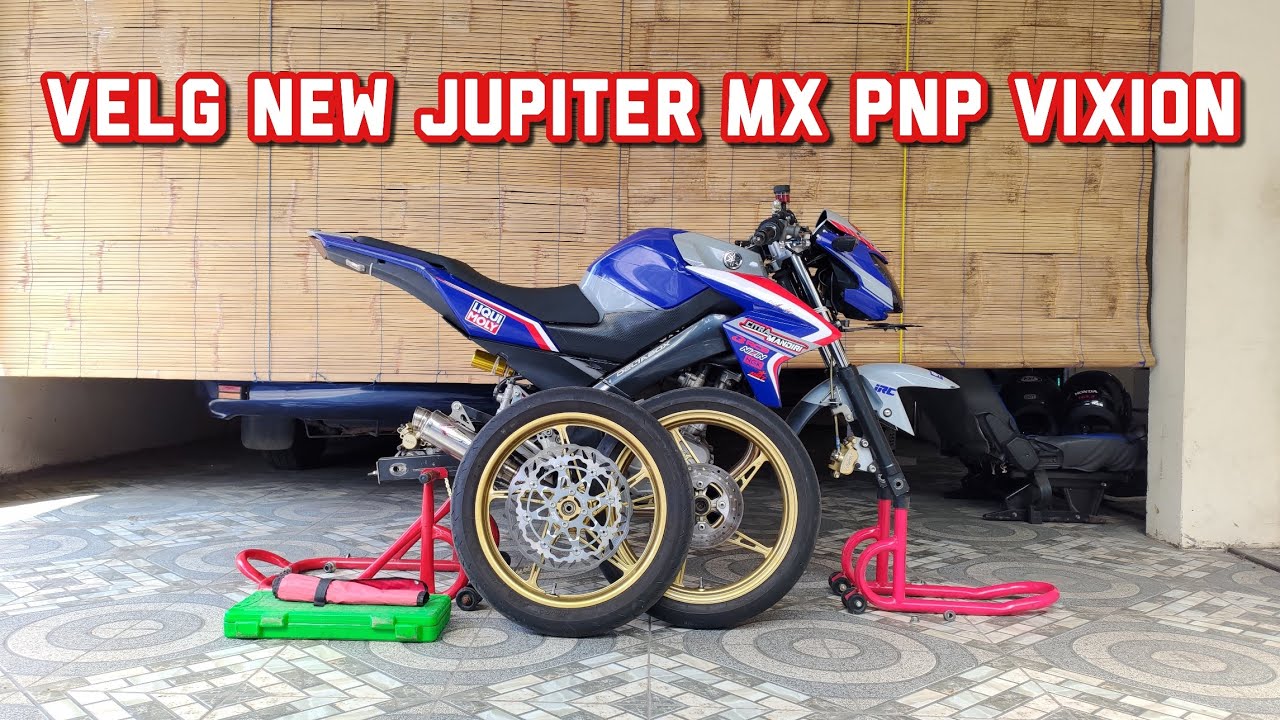 Tutorial Pemasangan Velg New Jupiter MX di New Vixion Lightning