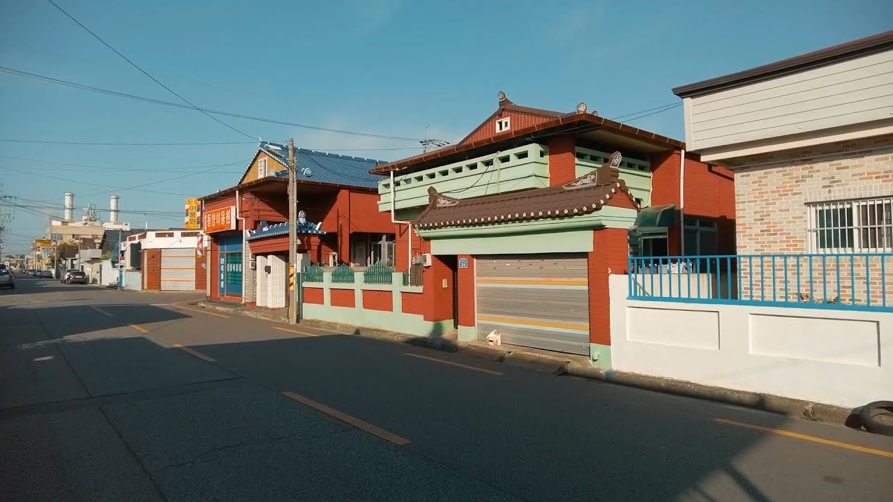 【Тур по Корее】 Прогулка по местному городу ГУНСАН, Маленький город на западном побережье