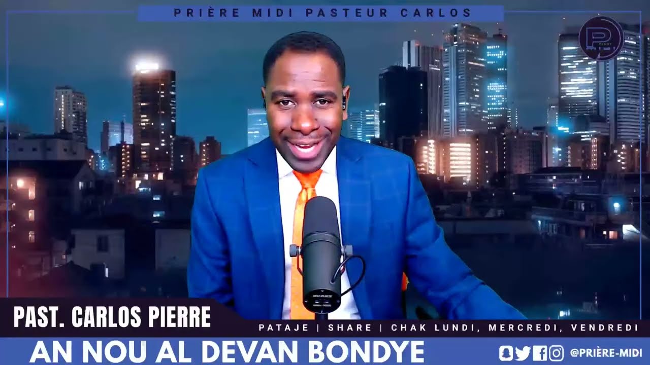 Gon delivrans ki ekri sou nonw I 08/11/2025 I Pasteur Carlos Pièrre
