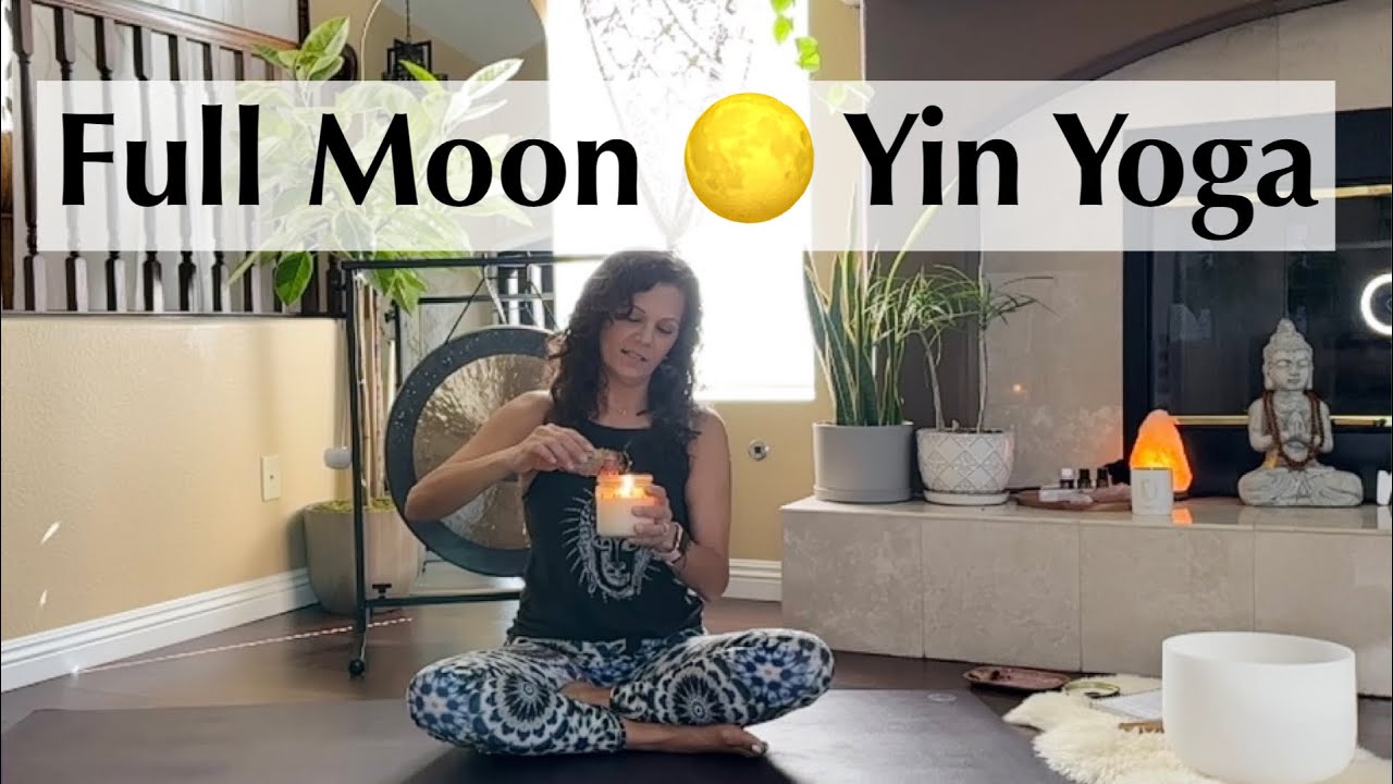 60min.| Yin Yoga | Full moon Practice & ceremony 