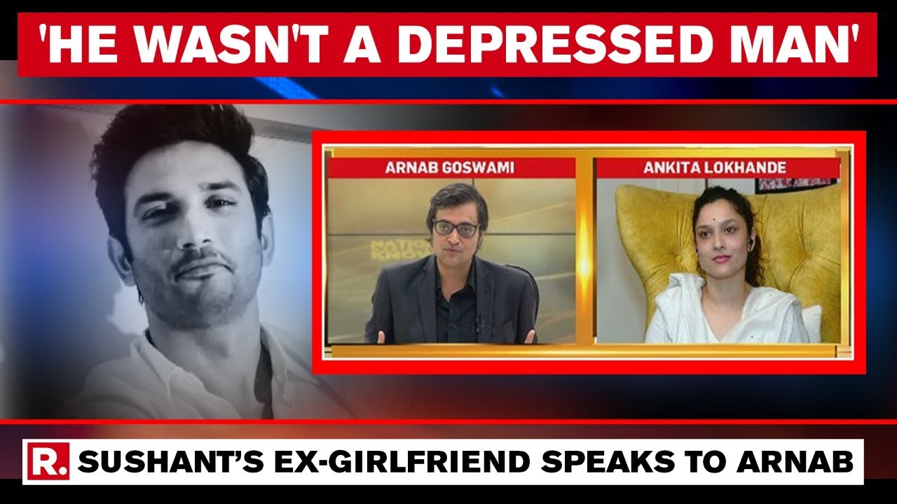 Ankita Lokhande Breaks Silence, Tells Arnab 'Sushant Couldn't Be Depressed'