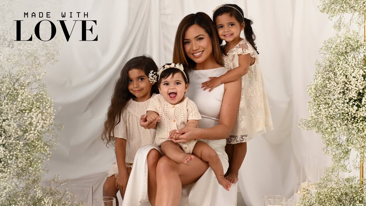 We tried to get the perfect Mother's Day Photo with 3 kids 🤍 Home Footage | Made with Love