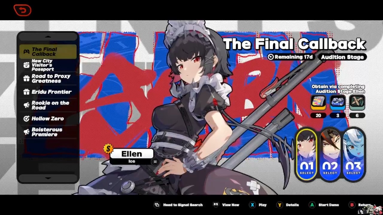 The Final Callback Audition Stage Playthrough - Zenless Zone Zero