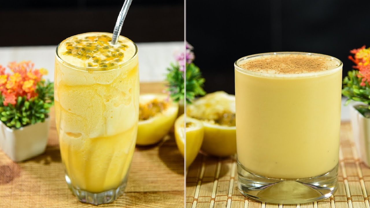 Receta refrescante: Cómo hacer Cóctel y Frozen de Maracuyá-Cóctel de Maracuyá y Frozen
