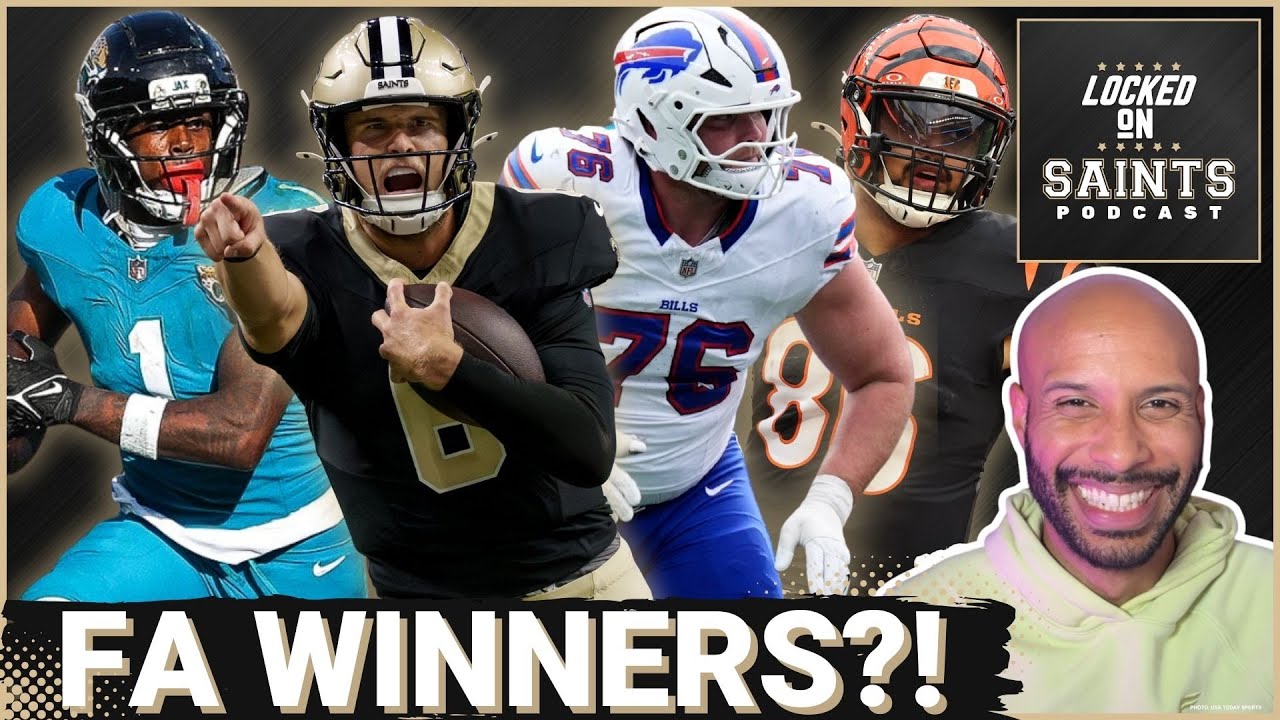 WOW: New Orleans Saints Make HUGE Free Agency Moves, Travis Etienne, David Edwards for Tyler Shough