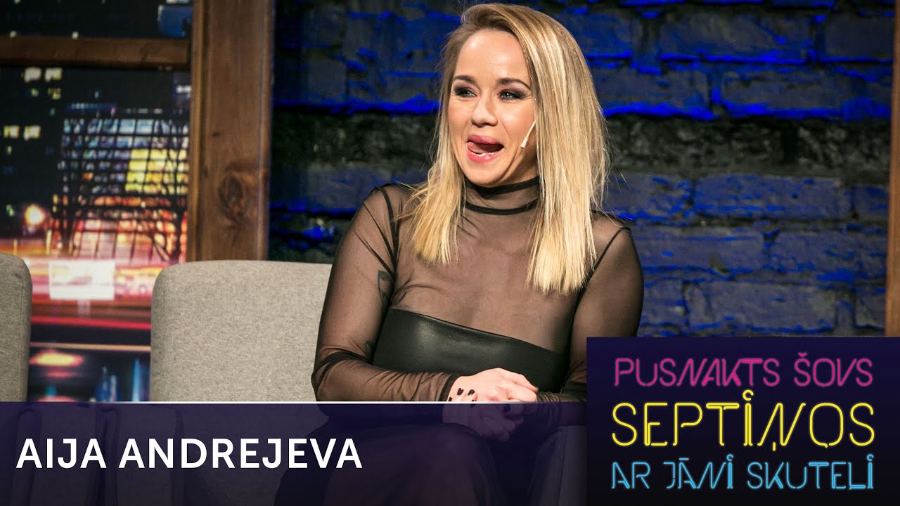 Aija Andrejeva par tēva rokkoncertiem | Pusnakts šovs septiņos | S06E09
