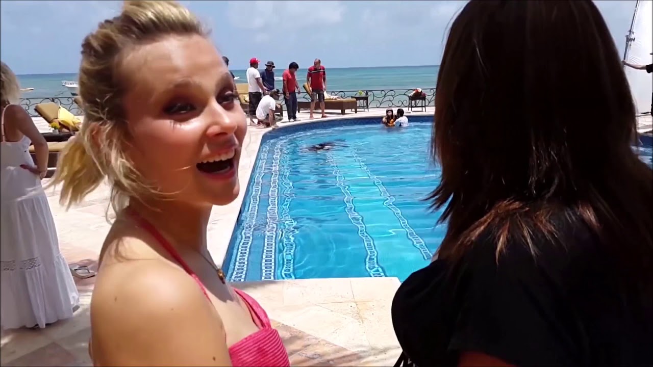 Soy Luna: Lunin pad u bazen - Iza scene / Behind the scenes