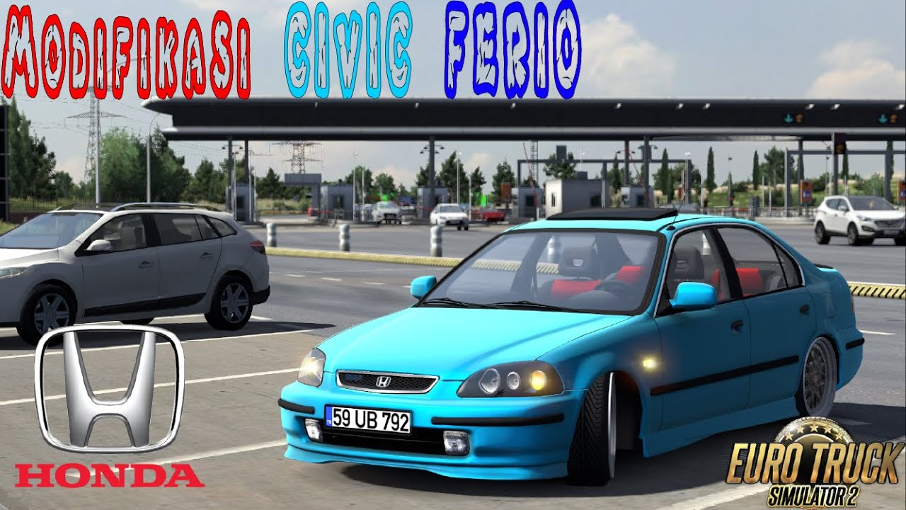 MODIFIKASI Honda Civic Ferio VTEC / IES 2000 - ETS2 v1.36 Mod Car Indonesia