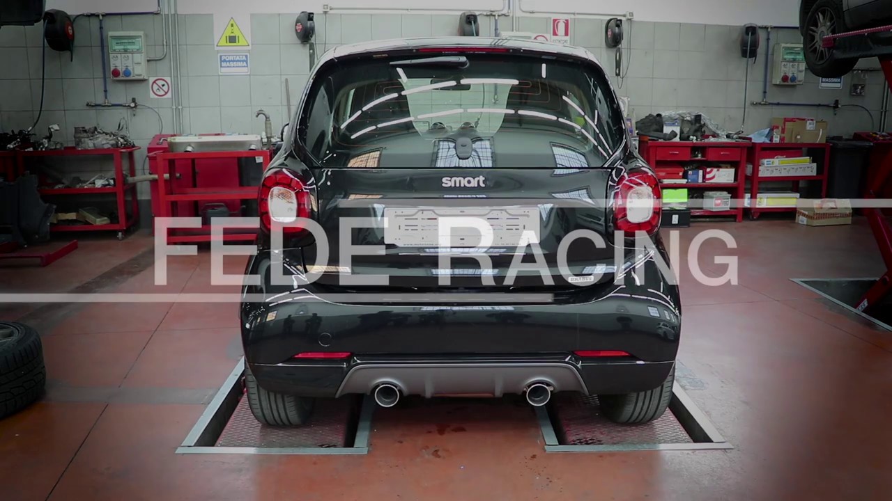 Sport Exhaust for Smart 453 Brabus & Fortwo - Fede Racing