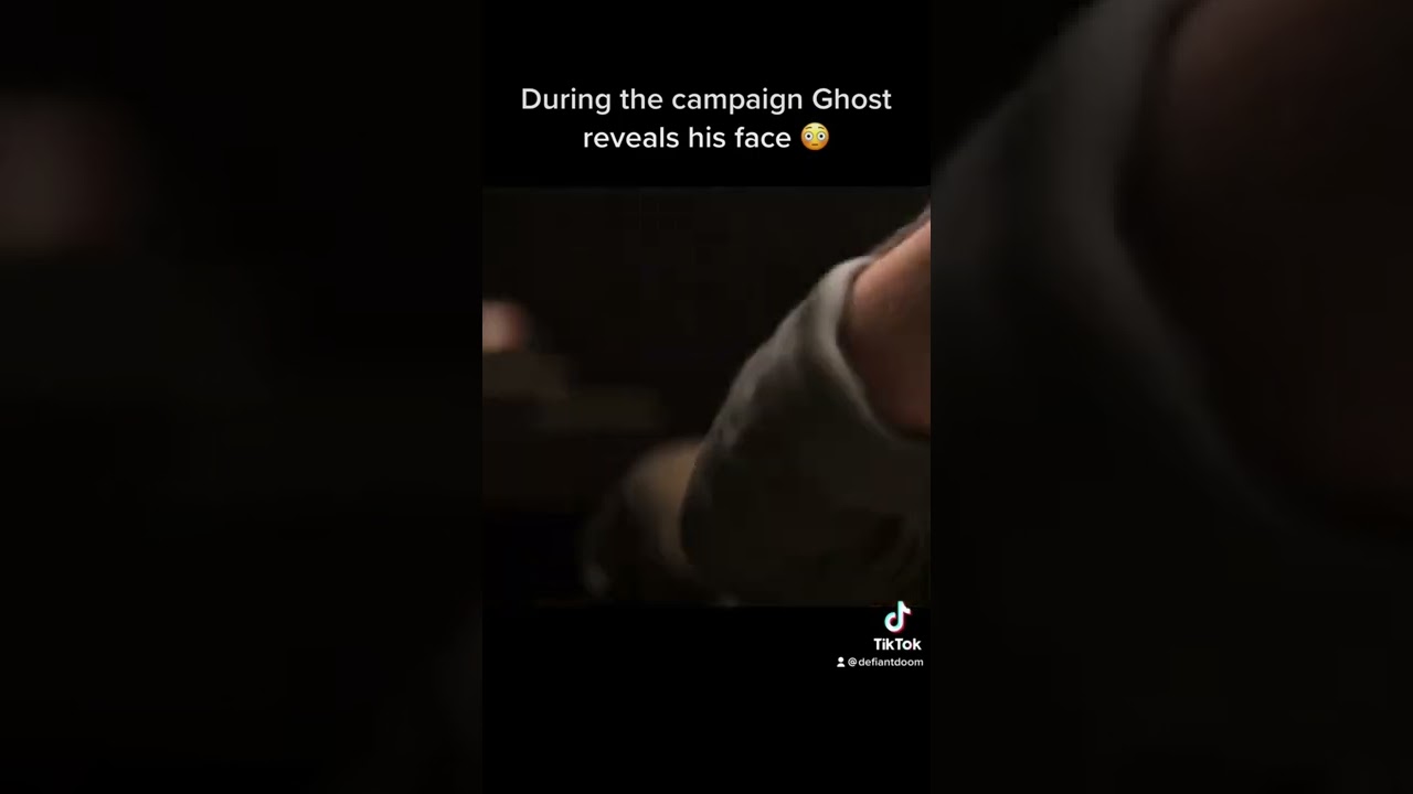 Ghost face reveal 😳