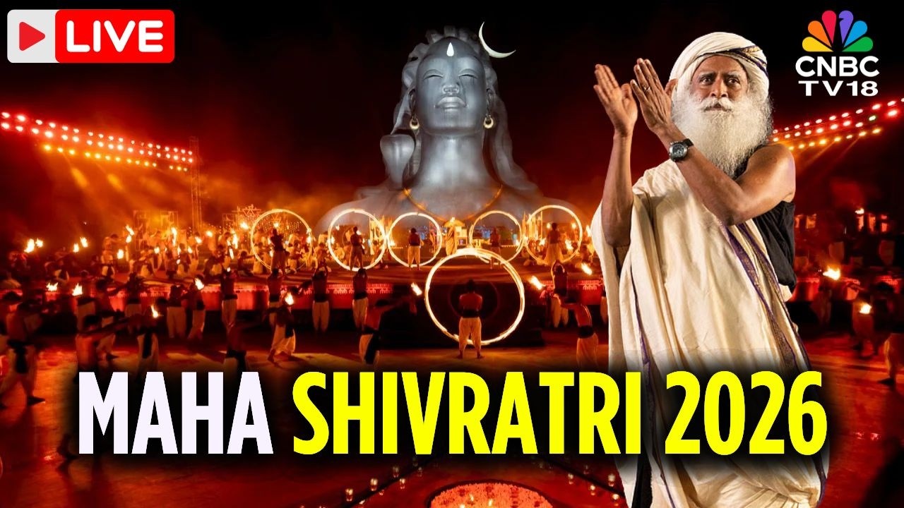 Mahashivratri LIVE: Sadhguru's Isha Foundation Mahashivratri | Adiyogi | Isha Yoga Coimbatore | N18L