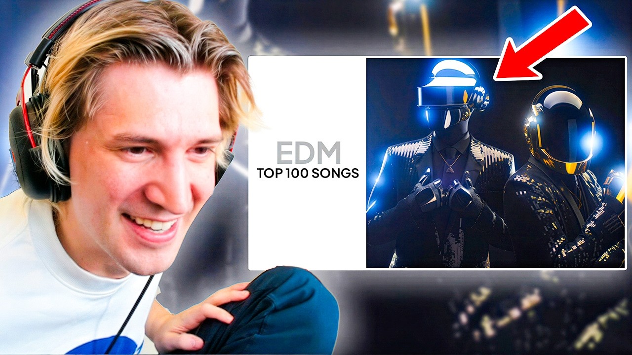 xQc реагирует на 100 лучших EDM-треков всех времен