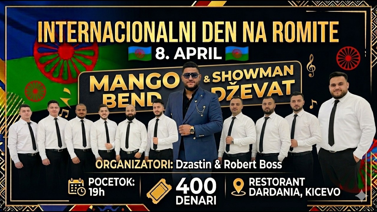 Romska Zabava Kicevo 8. April | Ork Mango Band | Dzevat Boss | Williams Kamberi | Raif Zlatno Grlo.