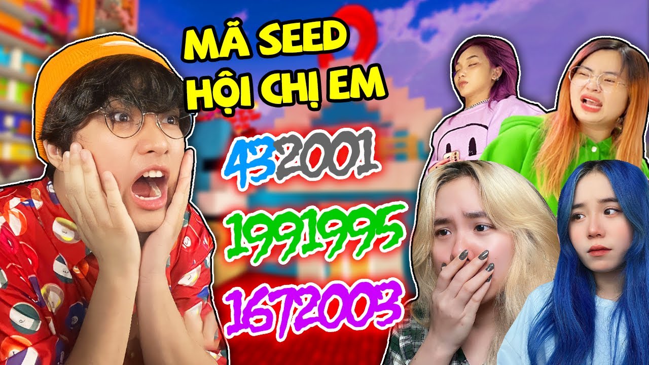 3H SÁNG Kairon Đột Nhập Tất Cả MÃ SEED HỘI CHỊ EM Thích Và Ghét Trong Minecraft 😈