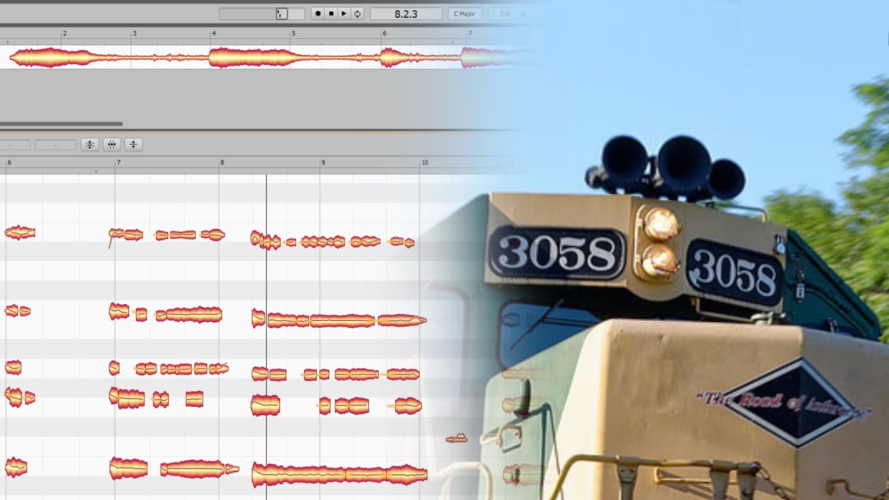 Perfectly Autotuned Train Horns