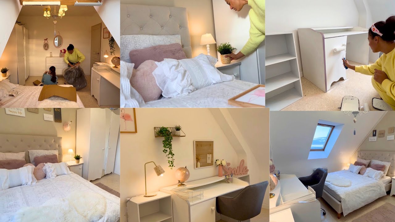 تغيير جديد لغرفة النوم و النتيجة رائعة🏡 تنظيم حيل بدون تكلفة Motivation MAKEOVER, Organisation HACKS