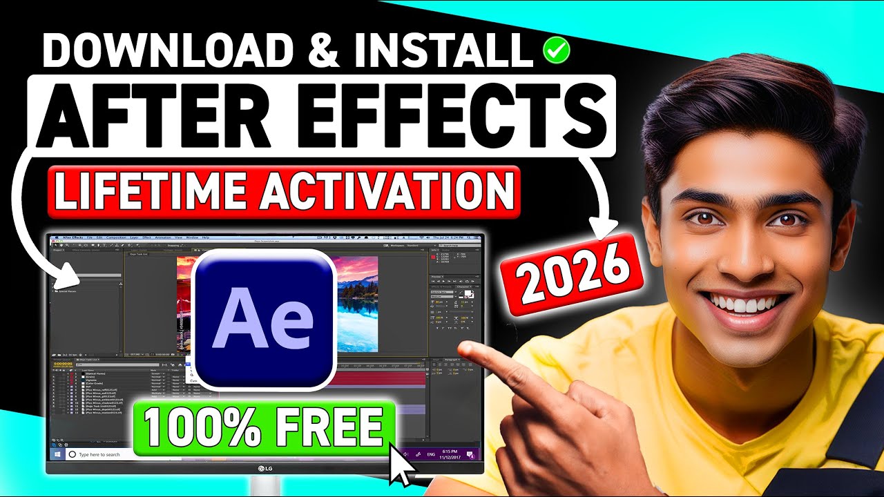 How to Download Adobe After Effects for FREE on PC, MAC & LAPTOP (2026)