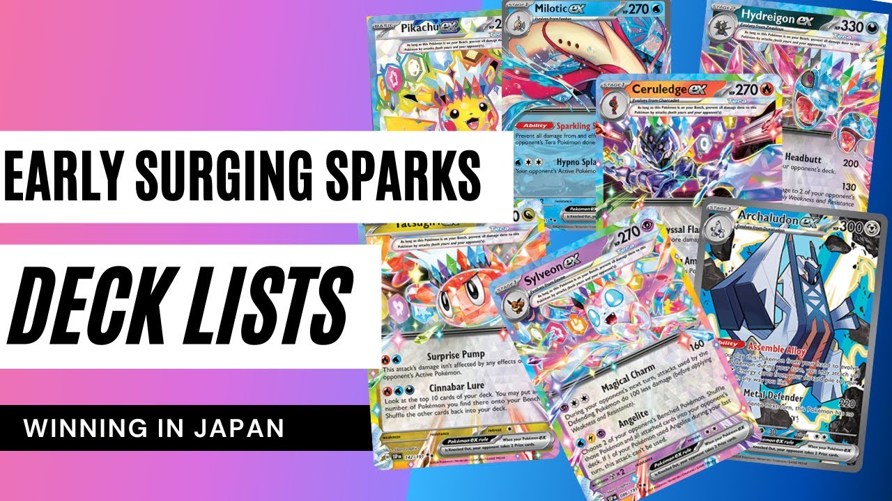Early Surging Sparks Deck Lists From Japan