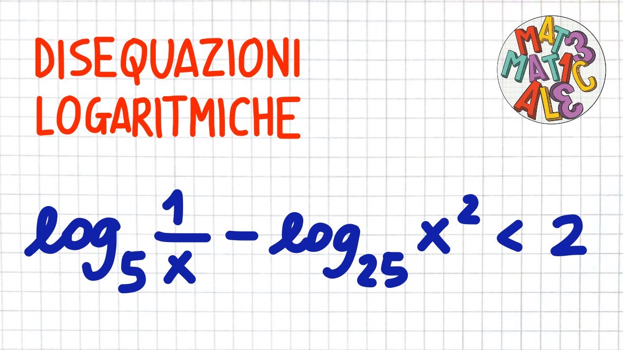 DISEQUAZIONI LOGARITMICHE 8 - con cambio di base _ LE90
