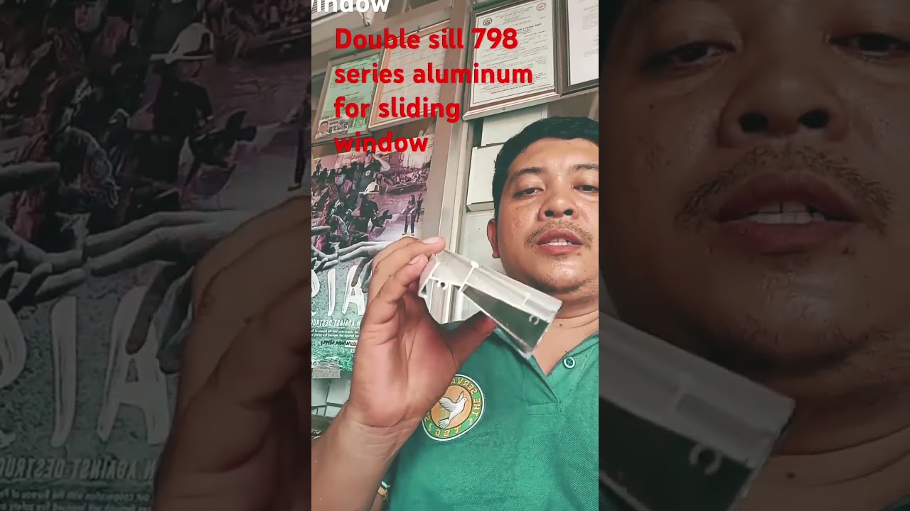 double sill 798 series aluminum for sliding window
