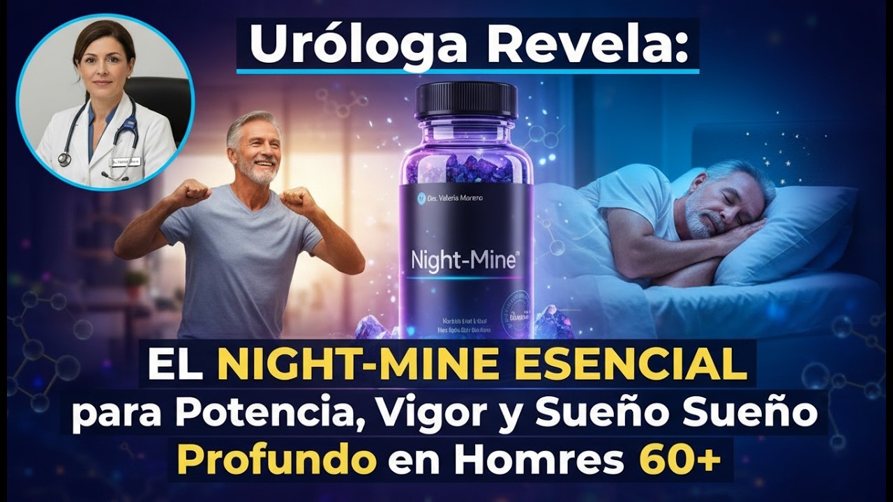 Urólogo Revela: El Mineral Nocturno Esencial para Potencia, Vigor y Sueño Profundo en Hombres de 60+