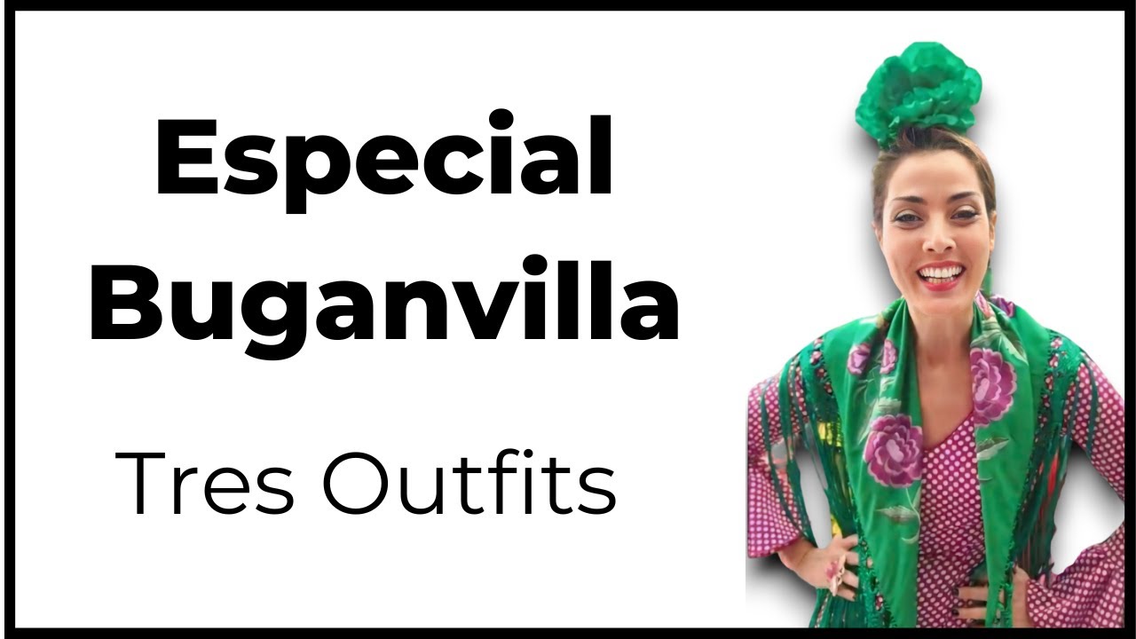 Cómo combino trajes de flamenca buganvilla 🌸 | Tres ideas
